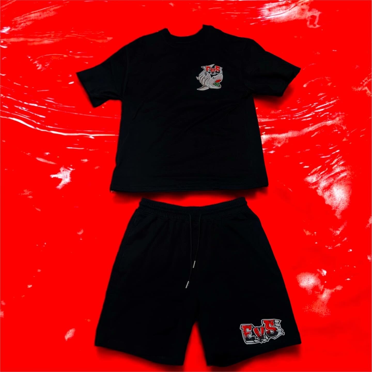 Mulee Shark T-Shirt/Shorts Set